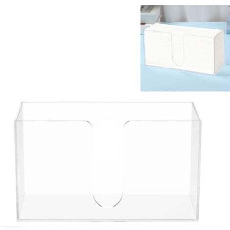 Distributeurs de papier essuie-mains, porte-serviettes, en acrylique, transparents, pour serviettes en papier, plans de travail de cuisine, lavabos