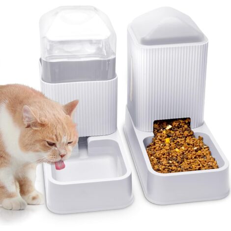 Distributore automatico di cibo e acqua per gatti e cani, 3,8 l