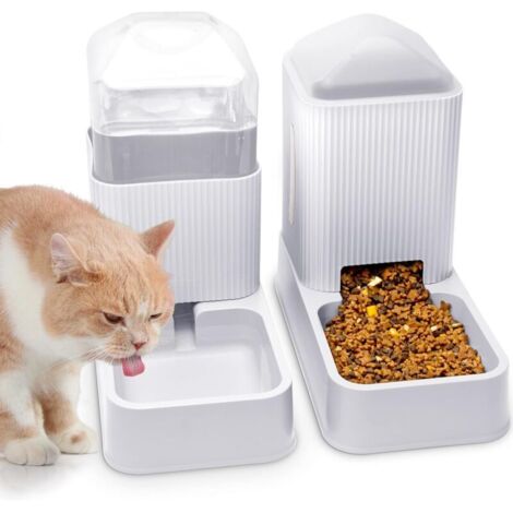 Distributore automatico di cibo e acqua per gatti e cani, 3,8 l