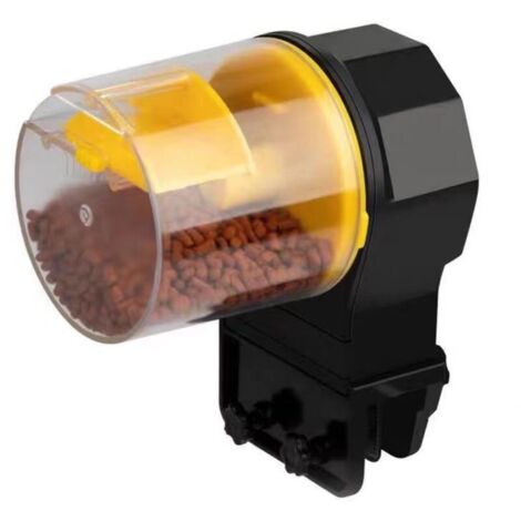 Distributore automatico di mangime per pesci - 100/210 ml - Timer automatico con due contenitori per il mangime