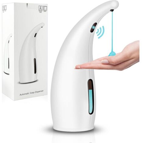 Distributore automatico di sapone, distributore automatico di sapone senza contatto da 300 ml con sensore a infrarossi per casa, ufficio, ospedale, hotel