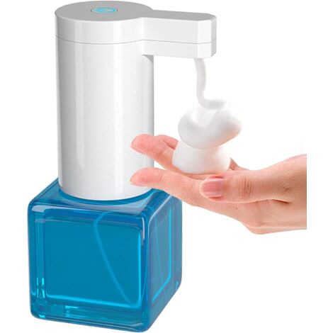 Distributore automatico di sapone, distributore di sapone USB da 260 ml, sensore a infrarossi per schiuma liquida senza contatto per cucina, bagno, ufficio, hotel