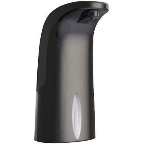 Distributore automatico di sapone in schiuma da 300 ml, distributore intelligente di sapone liquido spray per bambini (nero)