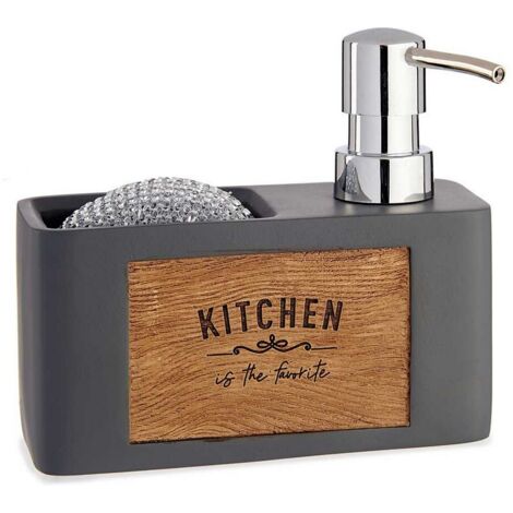 Distributore Chic grigio per sapone da cucina 200 ml