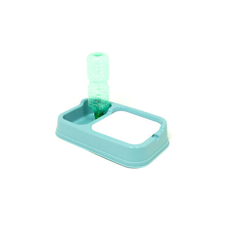 Distributore Cibo/Acqua Per Animali Modello 700087 Colore Azzurro