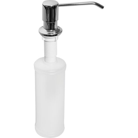 Distributore di detersivo per piatti Libra da cucina, 300 ml, cromato