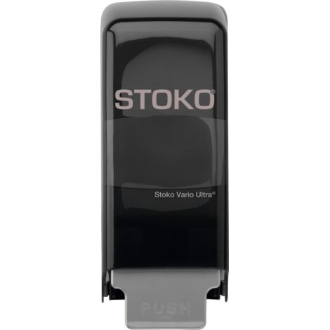 Distributore di pareti in plastica nera Stoko Vario Ultra® per sistemi flessibili di distribuzione di bottiglie 1 e 2 L (V) e (A) (A)
