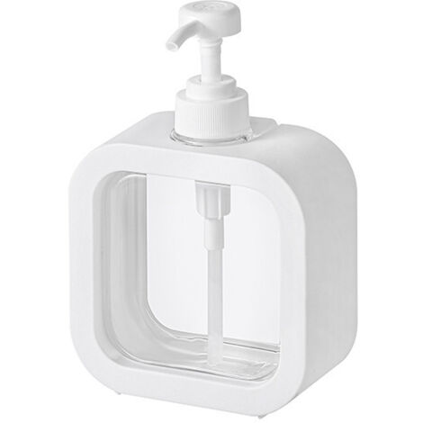 Distributore di sapone, distributore di sapone da cucina ricaricabile e distributore di sapone da bagno, distributore di sapone con etichetta, 300 ml