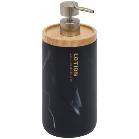 Distributore di sapone lea 840ml nero - 5five