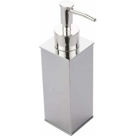 Distributore di sapone liquido in acciaio inossidabile indipendente (quadrato)B