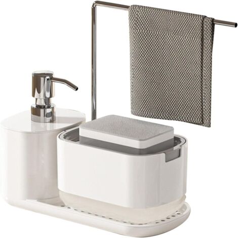 2 organizer per lavello da cucina con scatola di scarico
