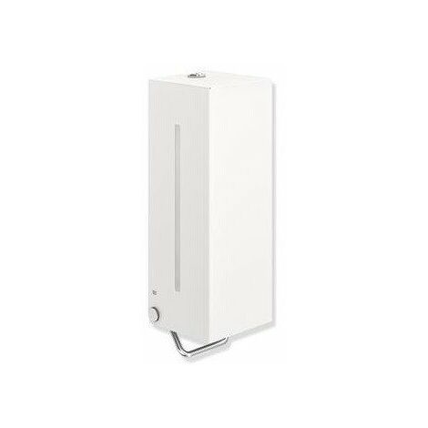 Distributore di sapone manuale HEWI, verniciato a polvere. bianco