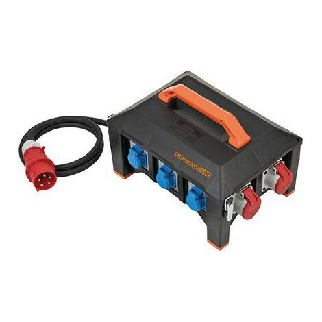 Distributore di sito professionale H07RN-F5G6 2M CEE FI 1x32A + 2x16a + 6x230v Professionalline