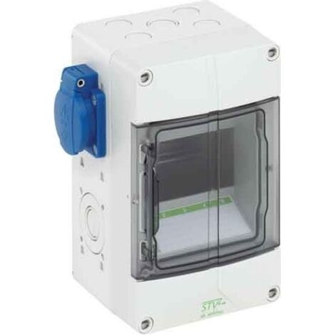 Distributore Elettrico Spelsberg 2 Prese Blu IP44