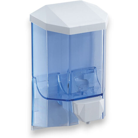 Distributore sapone liquido 450 ml in resina per bagno