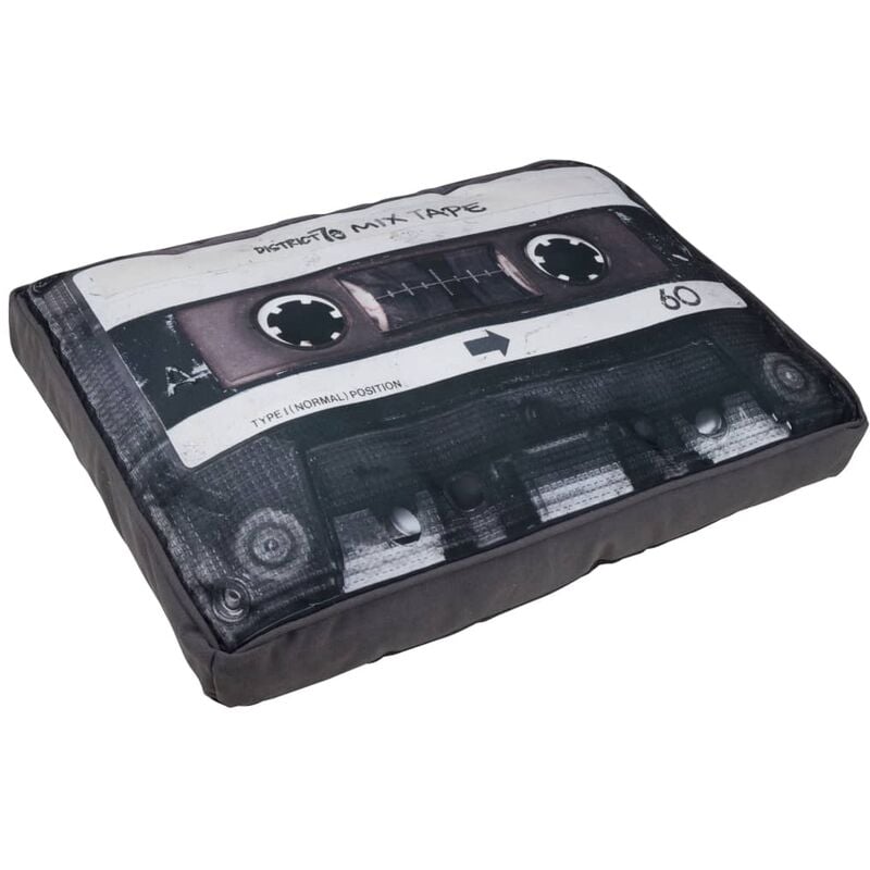 

Almohada para perros MIXTAPE negra - District70
