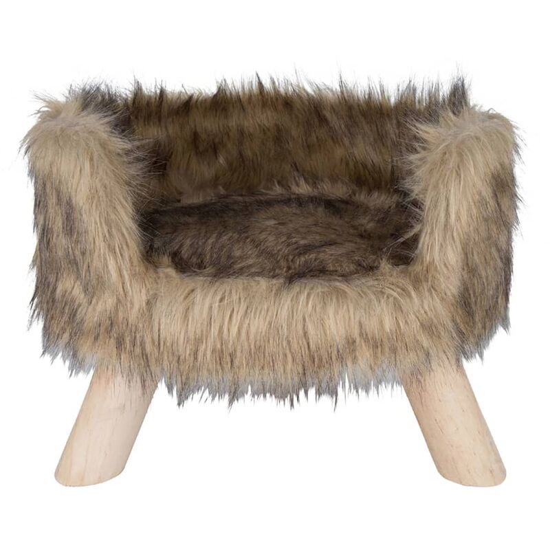 

DISTRICT70 Cama afelpada para gatos NORDIC moca - Marrón