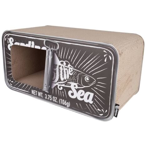 DISTRICT70 Griffoir/grotte pour chats SARDINE Noir