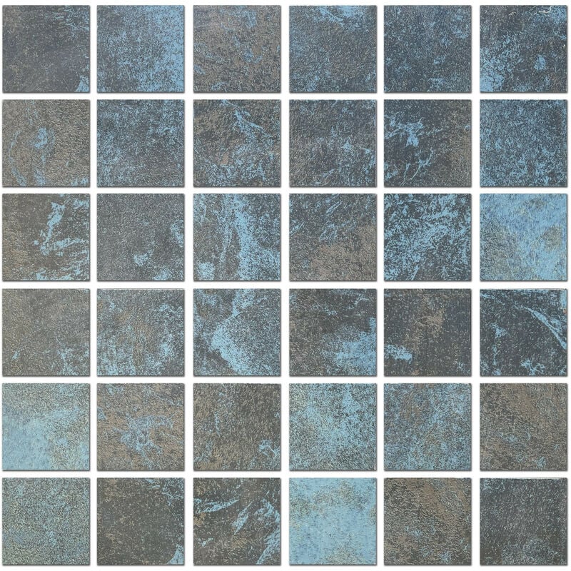 Boite de carrelage mosaïque bali Vert mat 29x29 cm - Decora Mosaicos