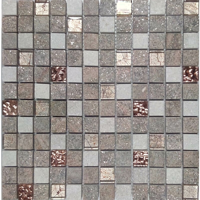 Decora Mosaicos - Boite de carrelage mosaïque urales Rose 30x30 cm