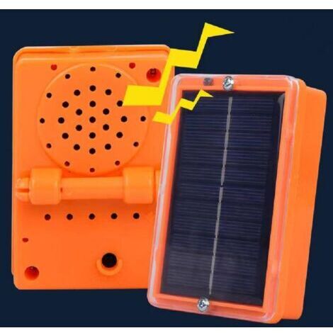 Disuasor de Pájaros Inteligente Solar, Autónomo y Ecológico para Jardín