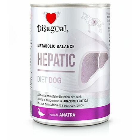 Disugual Cane Dieta Hepatic 400gr Anatra