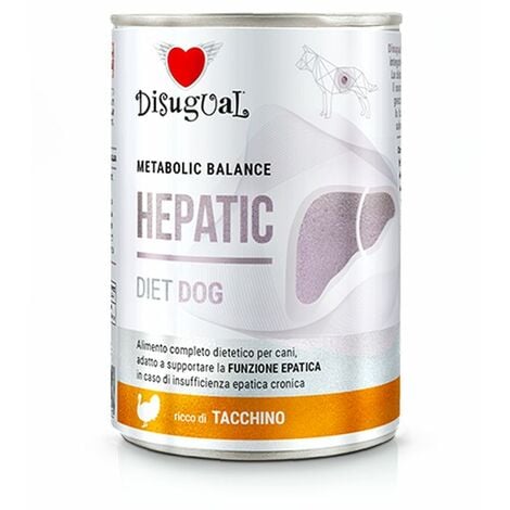 Disugual Cane Dieta Hepatic 400gr Tacchino
