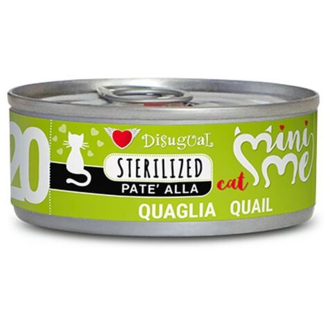 Disugual Gatto MINI-ME Sterilized 85gr 20 Quaglia