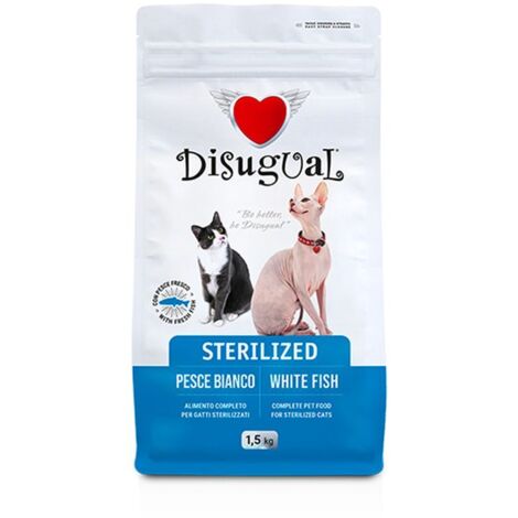 Disugual Gatto Sterilized 1,5 kg Pesce Bianco