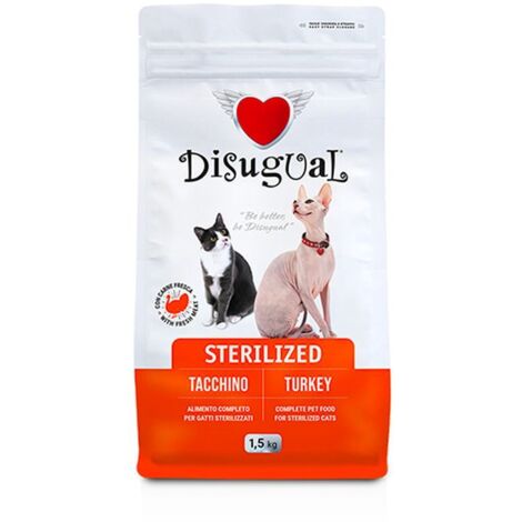 Disugual Gatto Sterilized 1,5 kg Tacchino