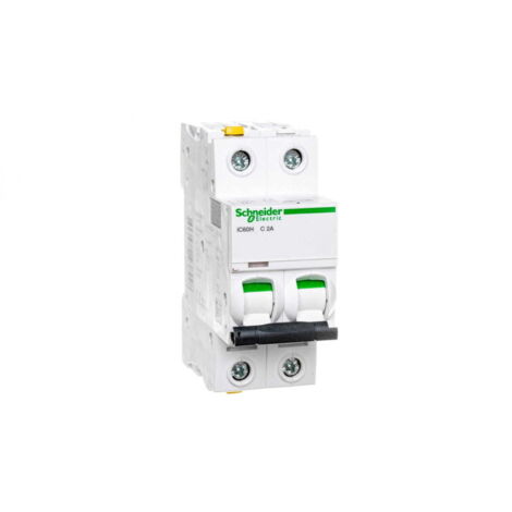 Disyuntor 2P C 2A 10kA AC iC60HC22 A9F07202
