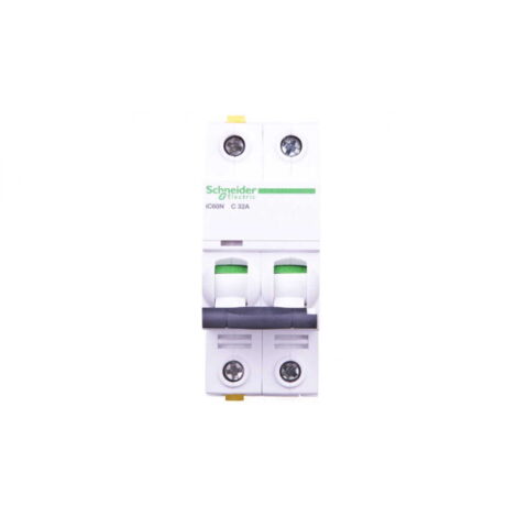 Disyuntor 2P C 32A 6kA CA iC60NC322 A9F04232