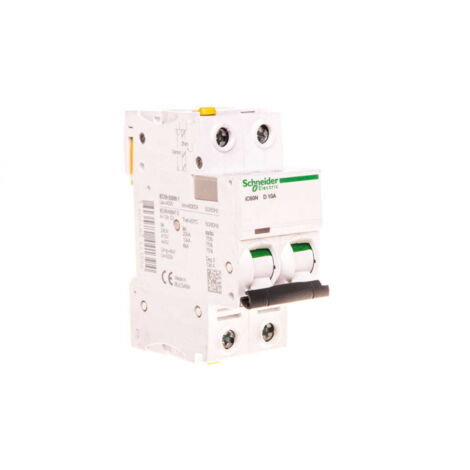 Disyuntor 2P D 10A 6kA CA iC60ND102 A9F05210