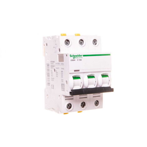 Disyuntor 3P C 10A 10kA CA iC60HC103 A9F07310