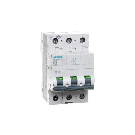Disyuntor 3P C 10A 6kA CA 5SL63107