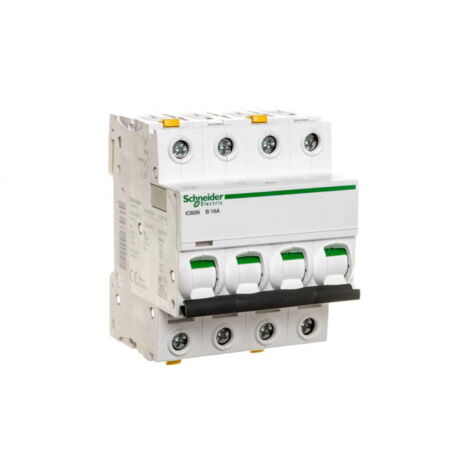 Disyuntor 4P B 16A 6kA CA iC60NB164 A9F03416