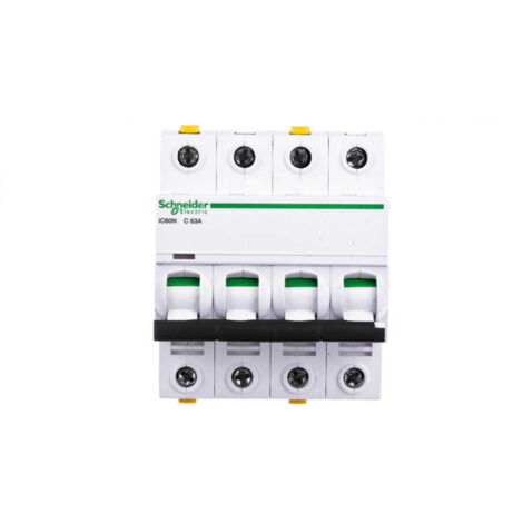 Disyuntor 4P C 63A 6kA CA iC60NC634 A9F04463