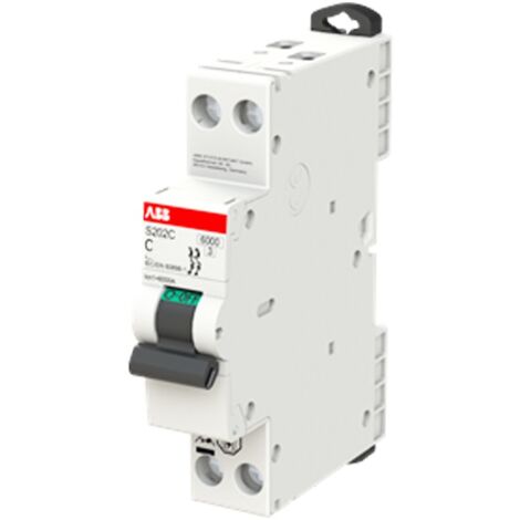 Disyuntor compacto ABB S200C 6A 2P 6KA C 1 Mod. 2CDS252280R0064