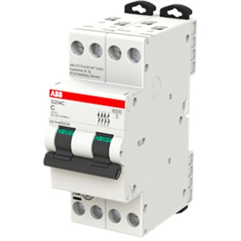 Disyuntor compacto ABB S204C 10A 4P 6KA C 2 Mod 2CDS254280R0104
