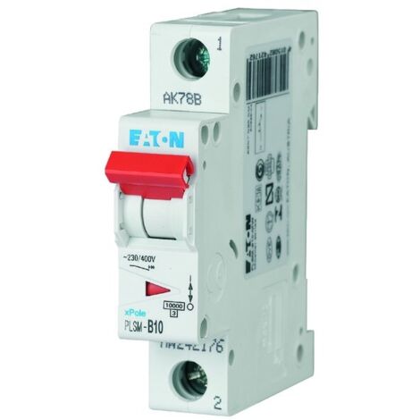 Disyuntor de sobrecorriente unipolar PLSM-C10-MW