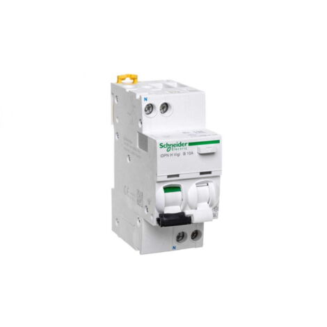 Disyuntor diferencial 2P 10A B 003A iDPN N Vigi 1pN A9D07610
