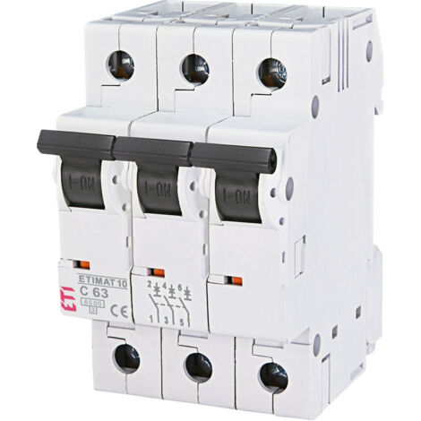 Disyuntor ETIMAT 10 3p C63A 6kA
