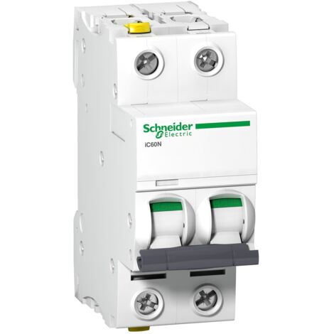 Disyuntor iC60N-C10-2 C 10A 2 polos