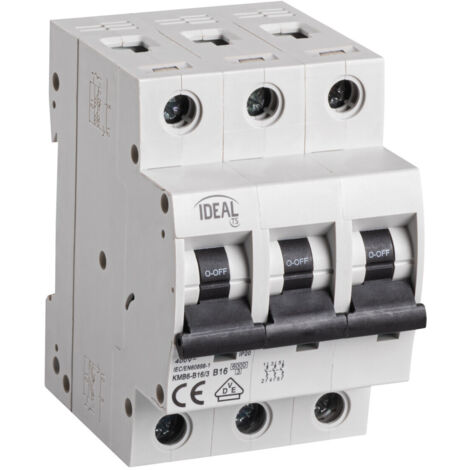 Disyuntor ideal KMB6 3P B16