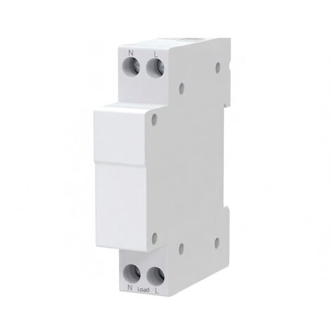 Disyuntor inteligente Tuya Zigbee para riel DIN, control remoto inalámbrico, programación horaria, medición energía, compatible domótica