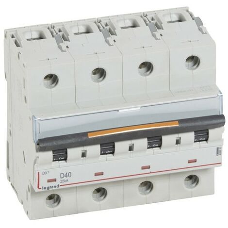 Disyuntor Legrand 409850 dx≥ - tornillo/tornillo - 4p/400v/40a/25ka