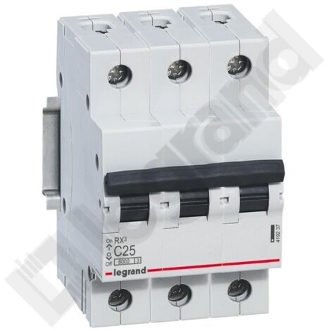 Disyuntor RX3 3P C 25A 6000A