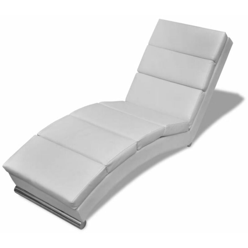 

Divan de cuero sintetico blanco