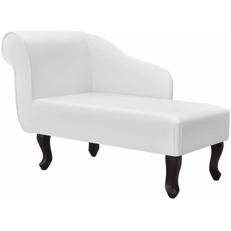 

Happyshopping - Divan de cuero sintetico blanco