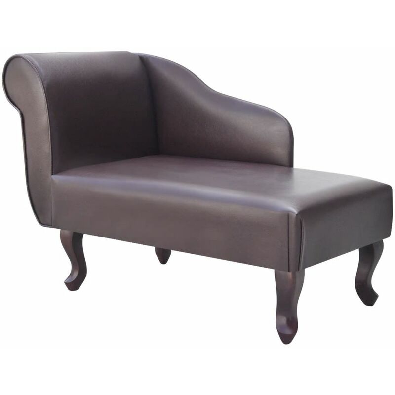 

Happyshopping - Divan de cuero sintetico marron
